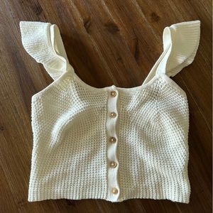 Urban Outfitters Knit Button Down Tank